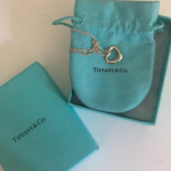Tiffany & Co. Jewelry - Tiffany & Co. Elsa Peretti Open Heart Necklace